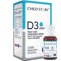 American childhood story original imported D3 drops liquid D3 pure plant D3