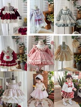 Years dress birthday dress baby girl Spanish dress Princess dress Lolita spring and autumn puff dress autumn and winter
