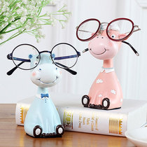 Cute animal glasses frame storage rack display frame glasses shop desktop ornaments cartoon glasses bracket
