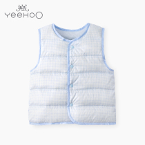 Yings male treasure down liner down jacket Childrens down vest winter home children 189A7369