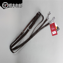 Send insurance equestrian equipment imported hardware high-quality first layer cowhide balance rein reins