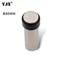 Solid anti-collision device glass door blocking bathroom door door stop door suction stainless steel door impact damping rubber anti-collision door