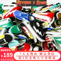 Beauty version RÉVENGE X STORM Lightning Flame Low Help Canvas Skateboard Casual Men And Women Boomer Shoes 100 hitch
