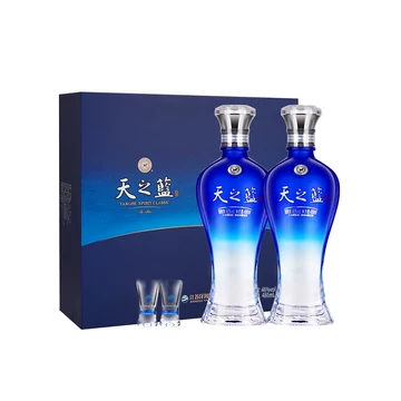 新品　天之藍 洋河蓝色经典 中国酒 白酒 500ml 酒精度:52% 洋河蓝色经典天之蓝52度绵柔型白酒-洋河股份-FoodTalks食品产品库
