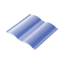 Ceramic high temperature Foshan factory direct corrugated villa roof tile roof heat insulation round tile Y110-sea bilan