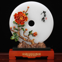 Zhaocai Jade safe buckle ornaments living room wine cabinet office table decorations craft decoration housewarming opening gifts