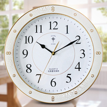 Polaris European style creative fashion silent wall clock Modern living room bedroom pastoral simple Quartz clock watch hanging watch