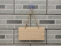 Creative solid wood listing tag blank board small wooden tree logo Listing custom custom size engraving