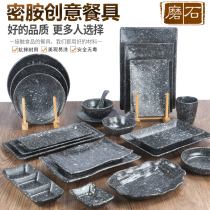 Melamine tableware barbecue plate creative chain restaurant special-shaped hot pot shop side dish plate table tableware plate commercial