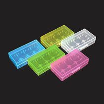 2 PP transparent 18650 battery box 4 18350 storage box CR123A 17670 battery box