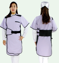 Radioactive radiation protective lead gel coat 0 35mmpb Ray half-sleeve double-sided protective skirt