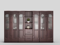 jian wei two-door bookcase