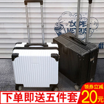 Mini suitcase Light small boarding trolley case 20 female password travel case Small male 18 inch small fresh