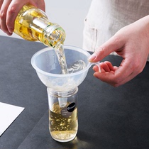 Japan imported NAKAYA funnel bottle dispenser kitchen transparent small funnel spout dispensing funnel 2
