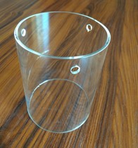  Transparent plexiglass tube Round acrylic tube Cylindrical processing custom 3-1500mm Back cover matte punching