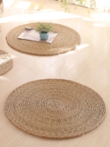 Futon cushion on the ground round mat tatami cushion floor meditation worship Buddha meditation straw straw mat window home