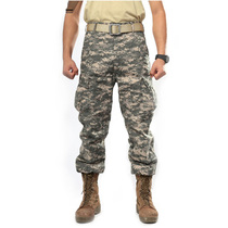 Skywalker army camouflage pants ACU camouflage CP overalls military training pants tactical pants trousers trousers bunched feet multi-bag pants