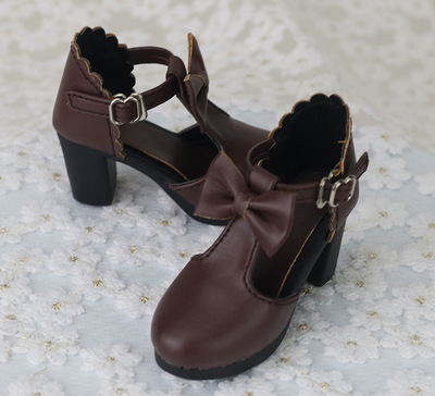 taobao agent Spot BJD doll high -heeled shoes leather shoes 4 points 3 points baby shoes C29Lberryberry potato