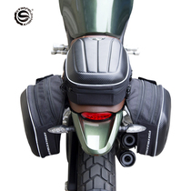 Star Knight motorcycle saddle bag double side bag Waterproof motorcycle motorcycle travel equipment riding tail back seat bag crossbody