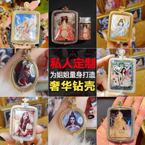 Thai specialities Thai Buddhas shell pure handmade with one-to-one-quantity card making