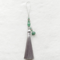 Original National Style Tanglin Jade Bottle Lotus Pengzi Tassel Ancient Wind Small Pendant Fan Pendant Bag Pendant Peace Pendant Pressed Placket Ornament