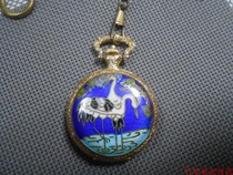 Wudang commemorative table cloisonne pocket watch old antique watch collection table domestic watch mechanical hanging watch clockwork 509-7