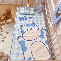 Childrens natural cool silk latex mat Cartoon baby summer home kindergarten breathable sweat-absorbing baby mat