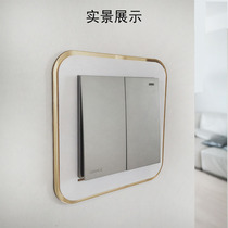 New minimal switch protective jacket socket double acrylic decoration wall with clown lamps