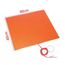 Silicone Rubber Heating Plate Silicone Electric Heating Plate Heating Film Candy Heating Pad Antifreezing Heating Sheet 3D Printing Hot Bed