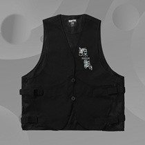 Li Ning mens sportswear anti-Wu BADFIVE soldiers never tire of men and women loose single vest AMDR009