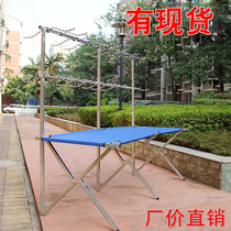 Floor stalls Folding shelves Folding shelves folding tables night market stalls multi-functional stalls shelves thickened