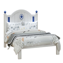 Western Mia childrens bed single solid wood bed boys and girls creative sailor cute fun model CA601