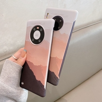 Ultra-thin bezel-less Huawei mate40pro mobile phone case mete30 half pack P40por hard shell m40RS Porsche limited edition 40e painted mt art nova8