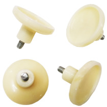 Diameter 3 5cm white tray bowl holder single head empty bamboo pole tail special top bowl rear screw M5 bowl