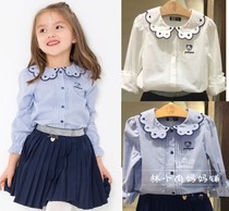 2021 Autumn section Paw in Little Bear Girl Dress Girl Long sleeves Shirt PCBA92341M Half dress PCWH92342M