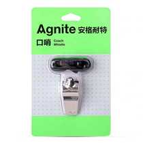 Deli Angnet F1306 whistle stainless steel metal with rope whistle