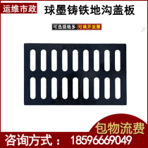 Sichuan ductile iron rainwater grate sewer manhole cover leakage well cover drainage ditch cover cast iron ditch