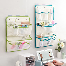 Hanging wall cashier bag hanging bag wall hanging door rear wall Shelve Finishing Wall-mounted Bag small cloth bag Dormitory Room