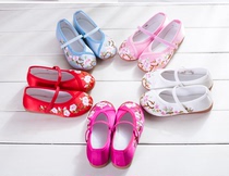 Korean Suit Girl Embroidered Shoes Old Beijing Children Cloth Shoes National Wind North Korean Group Baby Shoes Ancient Dress Performance Shoes