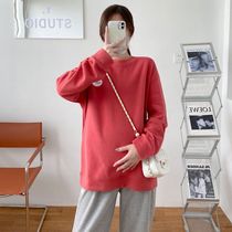 Pregnant women spring vests fashion out short loose casual maternity 2022 spring and autumn foreign style jacket women