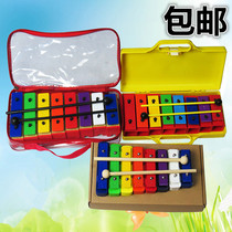 Orff percussion instrument piano block aluminum board piano brick color 8 sound brick school teaching aids playing piano