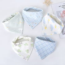 Newborn baby milk towel Cotton era saliva Cotton soft bib Waterproof childrens triangle spring and autumn thin section