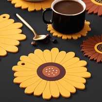 Sunflower creative thermal insulation mat pot mat home placemats plate mat table mat anti-scalding bowl mat tea coaster
