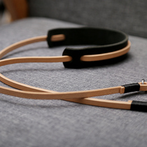 BHW shoulder pad camera shoulder strap micro single strap handmade tanned cowhide Fujilica Sony leather neck lanyard