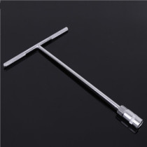 Long T-socket wrench T-wrench wrench outer hexagonal knurled handle T-socket wrench T-shaped socket wrench