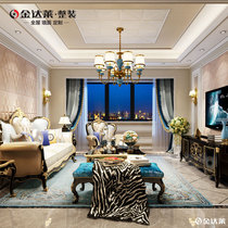 Jindalai whole house wall custom leather carving soft bag bedside background modern light luxury European American 1080 yuan ㎡