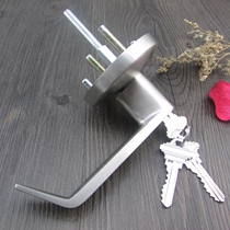 Strong stick card 017 escape lock stainless steel external handle fire lock outer handle push rod lock outer handle