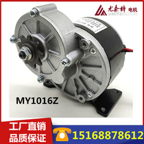 Unette permanent magnet DC reduction Brush Motor MY1016Z2-250W24V36V350 gear pulley