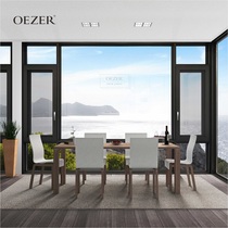 Ouzhe High-end Custom Doors and Windows Carles Legendary Series CPS-BK02 Steel Yarn Integrated Casement Window