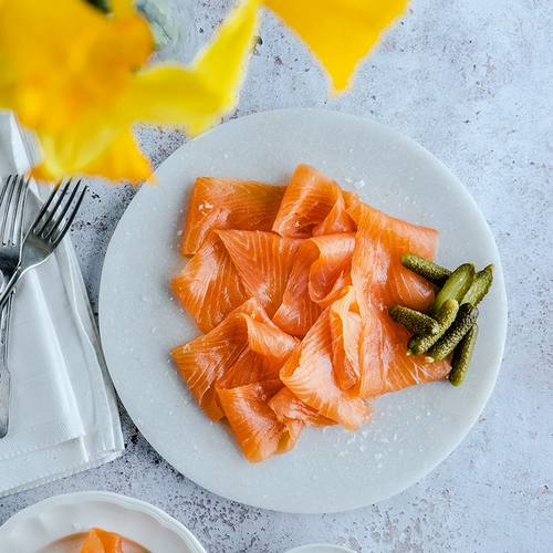 Сестра Мима рекомендует Scottish Smoom Salmon, первоначальный импорт импорта и покупка любого подарка пудинга